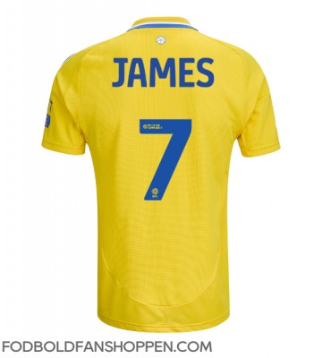 Leeds United Daniel James #7 Udebanetrøje 2024-25 Kortærmet